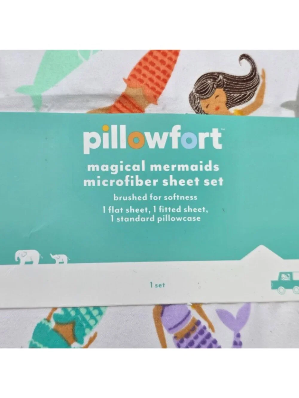 NEW 2 Sets of Pillowfort Magical Mermaids Twin Sheet Set Microfiber 6 Piece Set